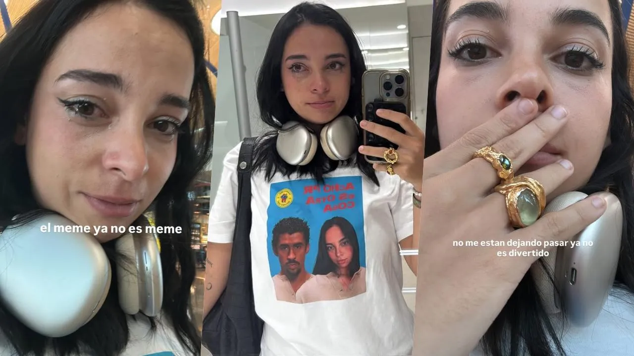 Clers, tirada en el aeropuerto sin ir al concierto de Bad Bunny
