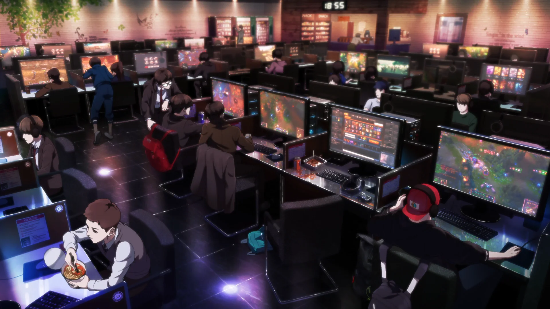 Un ejemplo de PC Bang en China y Corea del Sur