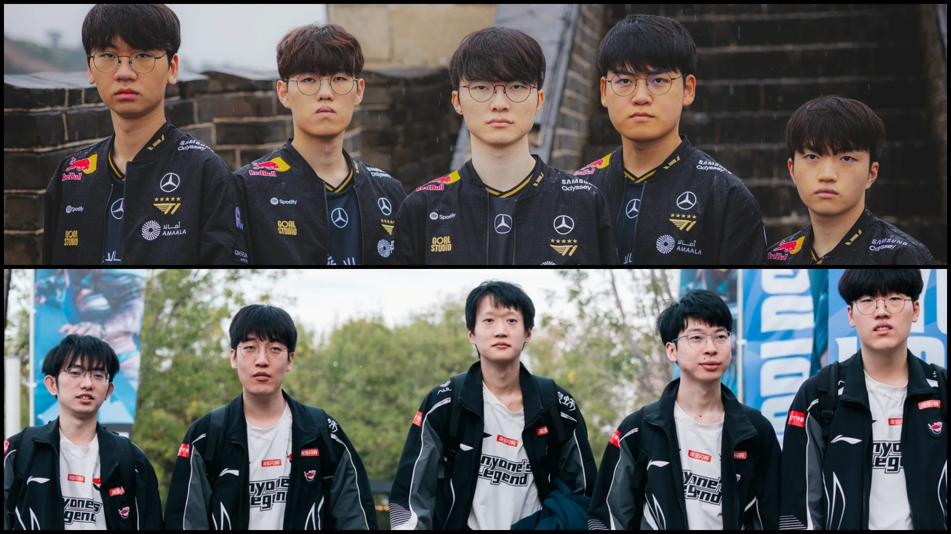 T1 vs Anyone's Legend es un partido histórico en Worlds 2025