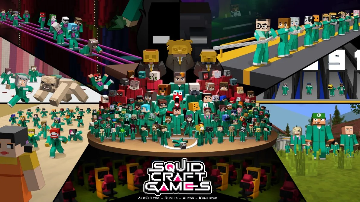 Imagen oficial de la serie de Squid Craft Games