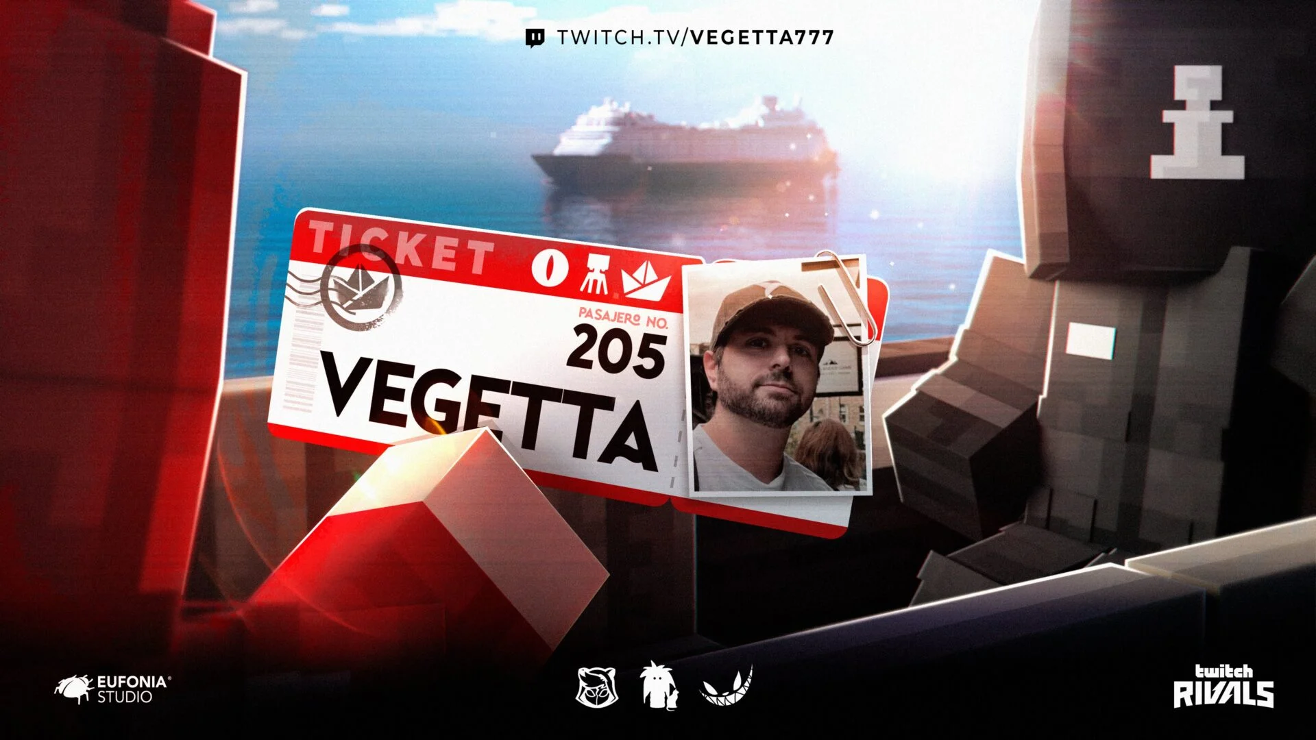 Vegetta777 ya es el héroe de Squid Craft Games 4