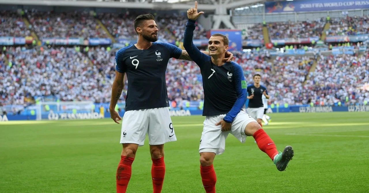 Griezmann baila como en Fortnite para celebrar un gol con Francia