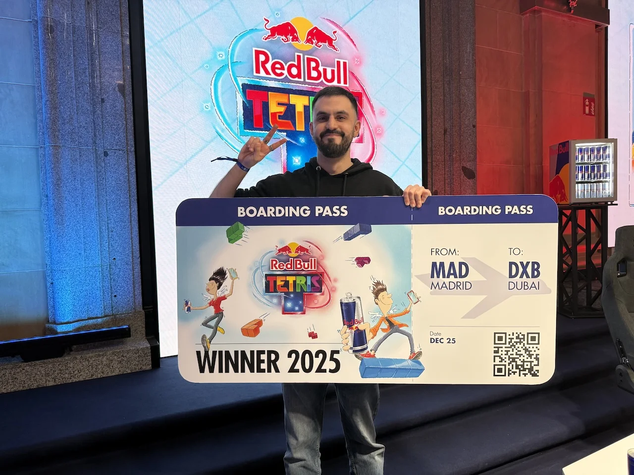 José Delgado, campeón de Red Bull Tetris 2025